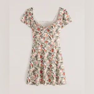 Abercrombie Knot-Front Mini Dress Large Tall